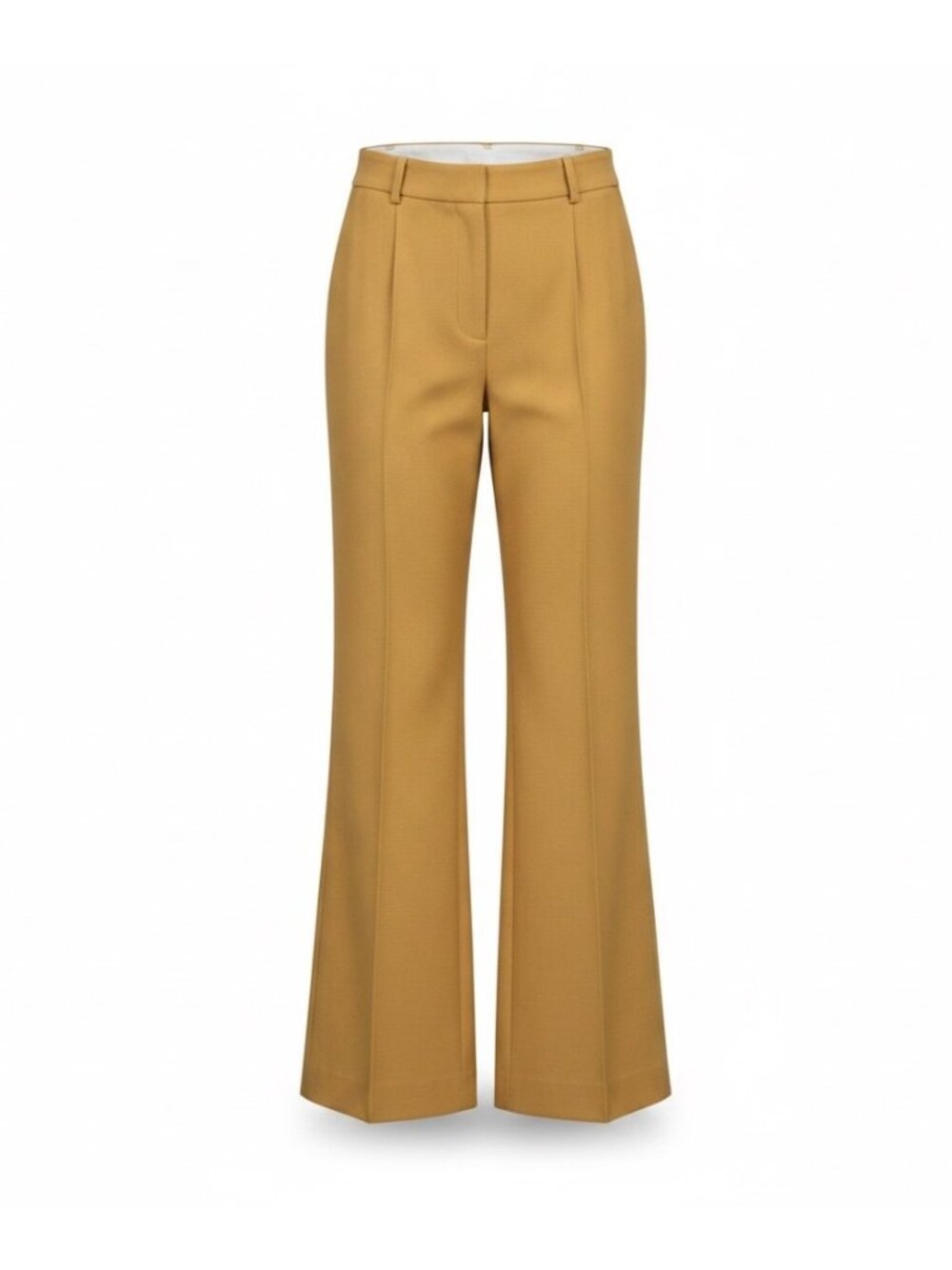 L.A.M.B Womens Camel Wide-Leg Dress Pants Size 4